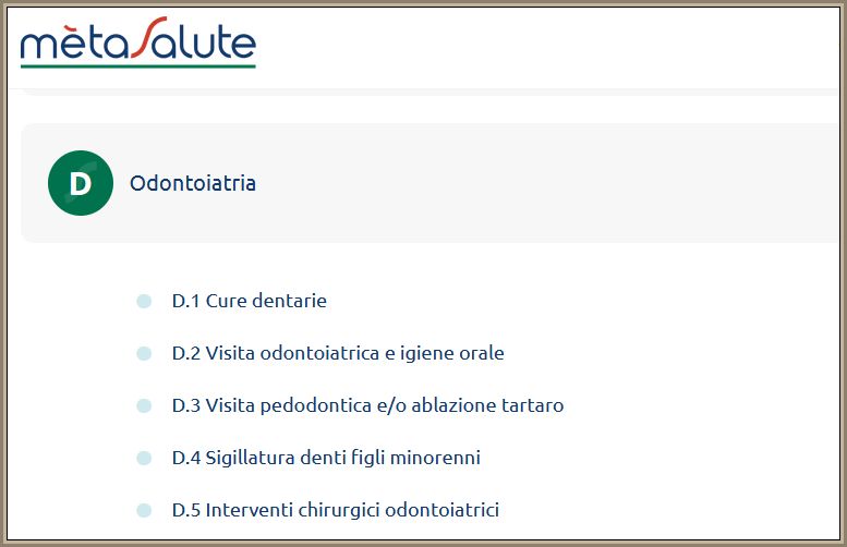 dentista metasalute